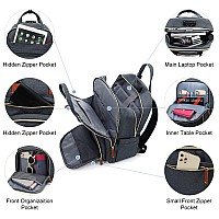 Lovevook Laptop Backpack Purse For Women Men Unisex Large Capacity 17 Inch Travel Antitheft Bag Work Computer Business Back