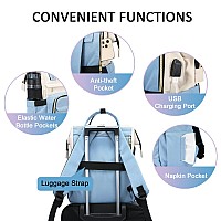 Lovevook Laptop Backpack For Women Fashion Travel Computer Business Bags Doctor Nurse Backpack Purse For Work With Usb Port F