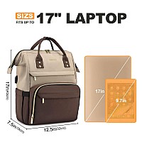 Lovevook Laptop Backpack For Women Fashion Travel Computer Business Bags Doctor Nurse Backpack Purse For Work With Usb Port F