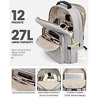 Lovevook Laptop Backpack Purse For Women Work Travel Computer Bags College School Backpack For Student Girl Quilted Casual Da