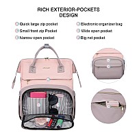 Lovevook Backpack For Women Fit 17Inch Laptop Large Backpack Purse With Usb Port Waterproof Travel Work Bag Teacher Doctor N