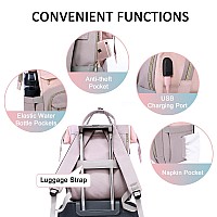 Lovevook Backpack For Women Fit 17Inch Laptop Large Backpack Purse With Usb Port Waterproof Travel Work Bag Teacher Doctor N