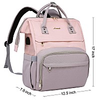 Lovevook Backpack For Women Fit 17Inch Laptop Large Backpack Purse With Usb Port Waterproof Travel Work Bag Teacher Doctor N