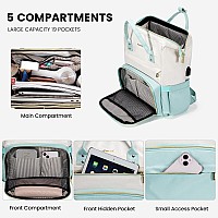 Lovevook Laptop Backpack For Women Fashion Computer Backpacks Purse Business Travel Bags Doctor Nurse Backpack For Work Fits