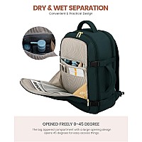 Lovevook Travel Backpack For Women Flight Approved 50L Large Carry On Backpack For Airplanes Personal Item Travel Bag Waterpr