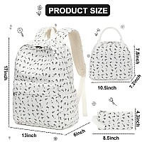 School Backpack For Teens Large Marble Bookbag Lightweight 17 Inch Laptop Bag For Girls Boys Casual High School College