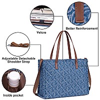 Laptop Tote Bag For Women Work 156 Inch Canvas Shoulder Bags Computer Messenger Purse Teacher Handbag Office Briefcase