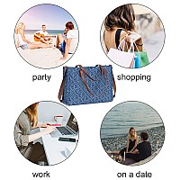 Laptop Tote Bag For Women Work 156 Inch Canvas Shoulder Bags Computer Messenger Purse Teacher Handbag Office Briefcase