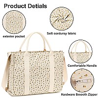 Laptop Tote Bag For Women Work 156 Inch Canvas Shoulder Bags Computer Messenger Purse Teacher Handbag Office Briefcase