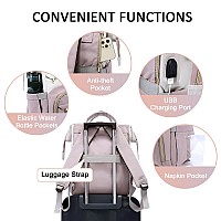 Lovevook Backpack Purse For Women Fits 156 Inch Laptop Backpacks With Usb Port Waterproof Travel Work Computer Business Bag