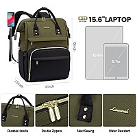 Lovevook Backpack Purse For Women Fits 156 Inch Laptop Backpacks With Usb Port Waterproof Travel Work Computer Business Bag