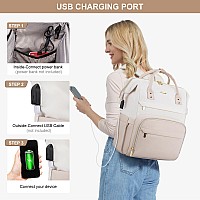 Lovevook Backpack For Women Fit 156Inch Laptop Large Backpack Purse With Usb Port Waterproof Travel Work Bag Teacher Doctor