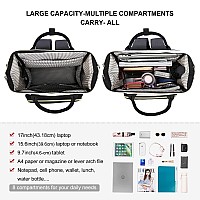 Lovevook Backpack Purse For Women Fits 17 Inch Laptop Backpacks With Usb Port Waterproof Travel Work Computer Business Bag Fa