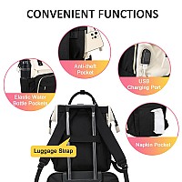 Lovevook Backpack Purse For Women Fits 17 Inch Laptop Backpacks With Usb Port Waterproof Travel Work Computer Business Bag Fa