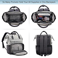 Lovevook Backpack Purse For Women Fits 17 Inch Laptop Backpacks With Usb Port Waterproof Travel Work Computer Business Bag Fa