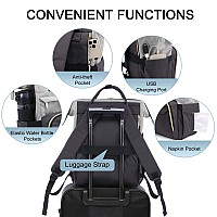 Lovevook Backpack Purse For Women Fits 17 Inch Laptop Backpacks With Usb Port Waterproof Travel Work Computer Business Bag Fa