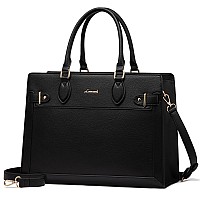 Lovevook Laptop Bag For Women 17 Inch Large Pu Leather Tote Bag Professional Teacher Work Bag Waterproof Business Computer Br