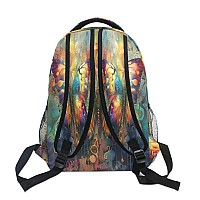 Colorful Butterfly Mysticism Backpack For Girls School Bags Bookbags For Teen Kids Travel Laptop Daypack Bag Laptop Backpacks