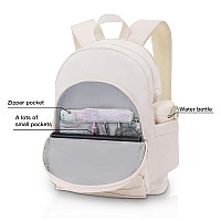 Rjeu School Backpack For Teen Girl154In Laptop Backpack Aesthetic Bookbag For College Student Travelmochila Para Niasbeige