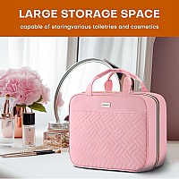 Bafamye Large Toiletry Bag For Women With Hanging Hook Portable Travel Makeup Cosmetic Organizer For Accessories Shampoo Full