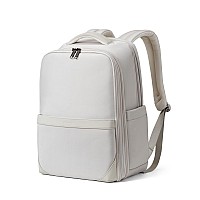 Hanke 16 Inch Expandable Backpack With Luggage Strap Business Travel Laptop Backpack For Women Mens Work Computer Bagpack Fits 1