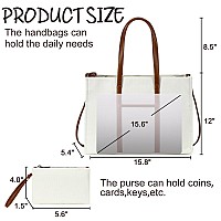 Laptop Tote Bag For Women Work 156 Inch Canvas Shoulder Bags Computer Messenger Purse Teacher Handbag Office Briefcase