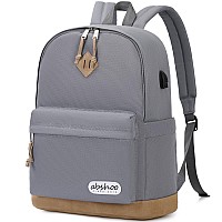 Abshoo Classical Basic Bookbag Travel Laptop Backpack For Men And Women College Water Resistant School Backpack With Usb Chargin