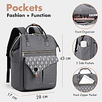 Lekesky Laptop Backpack For Women 156 Inch Travel Backpack With Computer Compartments Charge Conversion Port Stylish Wat