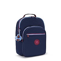 Kipling Womens Seoul 15 Laptop Backpack Durable Roomy With Padded Shoulder Straps Builtin Protective Sleeve