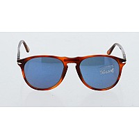 Persol PO9649S Aviator Sunglasses, 52mm, Terra Di