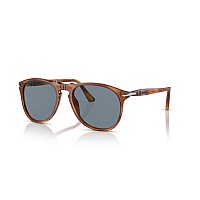 Persol PO9649S Aviator Sunglasses, 52mm, Terra Di