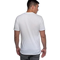 Cariloha Bamboo Crew Neck Tee - Medium, White, Moisture Wicking