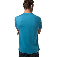 Cariloha Men's Large Caribbean Blue Bamboo Crewneck Tee