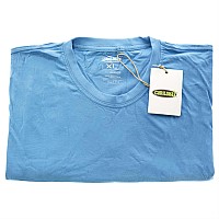 Cariloha X-Large Crewneck Tee - Moisture Wicking Bamboo, Blue