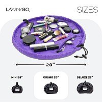 Layngo Cosmo Drawstring Makeup Bag Organizer Waterresistant Cosmetic Pouch For Travel Stylish Durable Toiletry Bag Machi