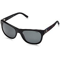 Polo Ralph Lauren Men's Black 0PH4091 Sunglasses, One Size