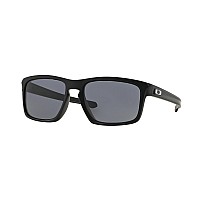 Oakley Sliver Asian Fit Sunglasses, Matte Black/Grey, 57mm