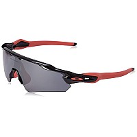 Oakley Radar Ev Asian Fit Sunglasses, Polished Black, 35 mm