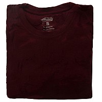 Cariloha Bamboo Crew Tee - Small - Rockwood Red