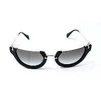 Miu Miu Black 11QS Wink Cat Eye Sunglasses, 52/