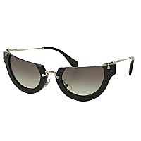 Miu Miu Black 11QS Wink Cat Eye Sunglasses, 52/