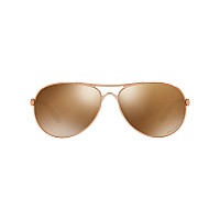 Oakley OO4108 Tie Breaker Pilot Sunglasses, Satin Gold 56mm