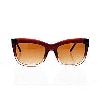 Burberry Women's Gradient Military Red/Gold Sunglasses 5620-140