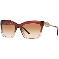 Burberry Women's Gradient Military Red/Gold Sunglasses 5620-140