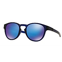 Oakley Latch Sunglasses, Matte Crystal Blue/Sapphire Iridium