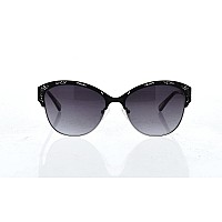 GUESS by Marciano GM 743 Black/Silver Sunglasses, 56-