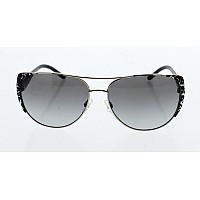 Michael Kors Sadie 1 Sunglasses Black Silver Leopard 59mm