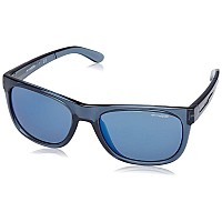 ARNETTE Blue Mirror Sunglasses 57mm Injected Frame