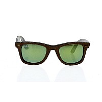 Ray-Ban RB2140 Wayfarer Sunglasses, 50mm, Green