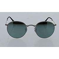 Ray-Ban RB3532 Metal Folding Round Sunglasses 47mm Silver